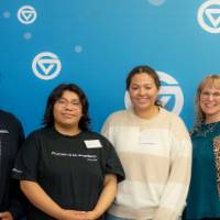 Group photo with Center for Women and Gender Equity Student winner